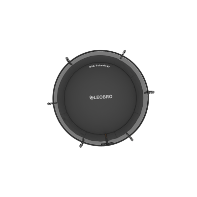 Батут із внутрішньою захисною сіткою 252 см LEOBRO Premium 8FT BLACK