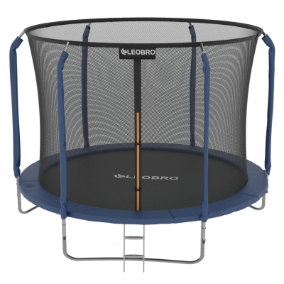 Батут із внутрішньою захисною сіткою 252 см LEOBRO Premium 8FT BLUE