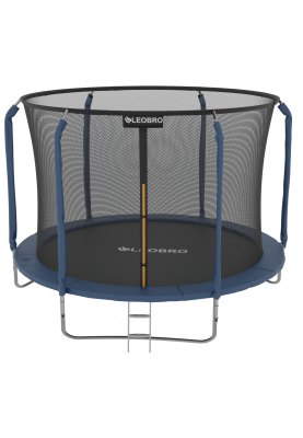 Батут із внутрішньою захисною сіткою 312 см LEOBRO Premium 10FT BLUE
