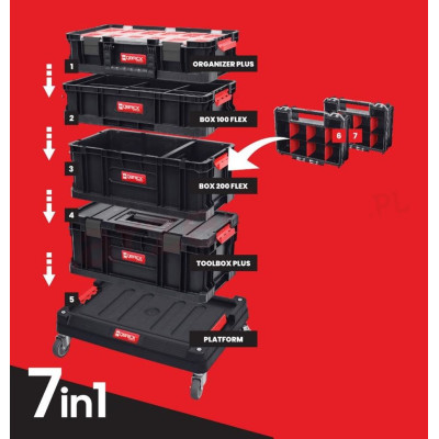 Набір ящиків для інструментів Qbrick System PROMO SET II 7в1 (5901238252603)