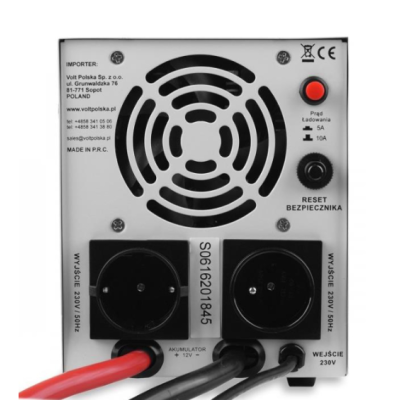 Гібридний ДБЖ/інвертор Volt Polska SINUS PRO 800 E 12/230V 500/800W (3SP080012E)
