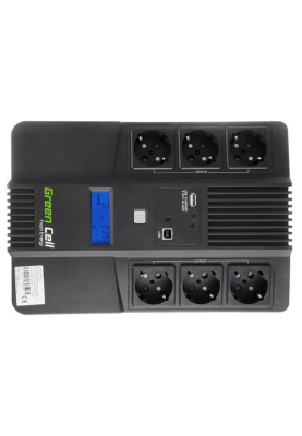 ДБЖ/Безперебійник Green Cell AiO 600VA/360W (UPS06)