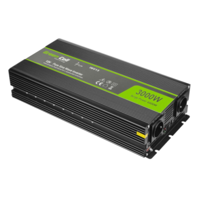 Автомобільний інвертор Green Cell 12V на 230V 3000W/6000W (INV15) Чистий синус