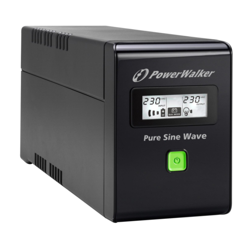 ДБЖ/Безперебійник Power Walker VI800 SW 800VA/480W (VI 800 SW) Чистий синус