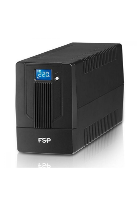 ДБЖ/Безперебійник FSP iFP 600 (600VA/360W, 2x розетки, LCD)