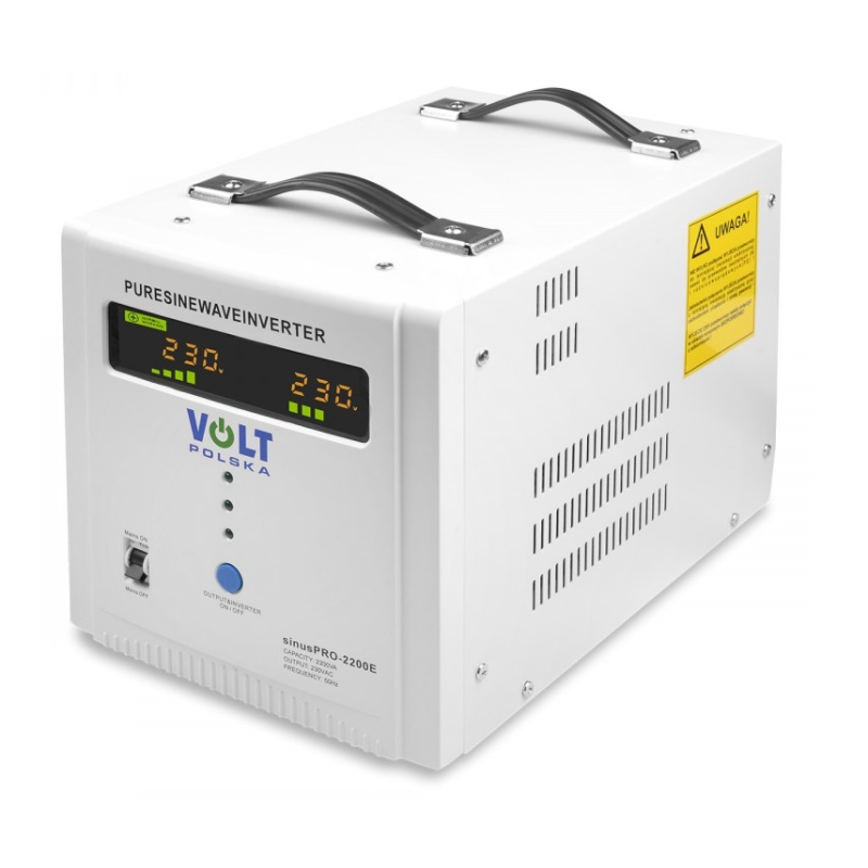Гібридний ДБЖ/інвертор Volt Polska SINUS PRO 2200 E 12/230V 1600/2200W (3SP092212E)