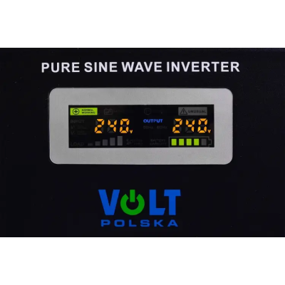 Гібридний ДБЖ/інвертор Volt Polska SINUS PRO 500 W 12/230V 300/500W (3SP095012W)