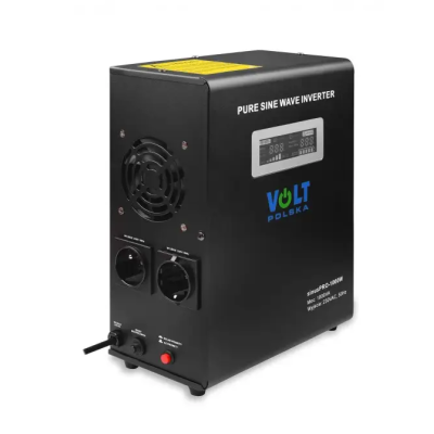 Гібридний ДБЖ/інвертор Volt Polska SINUS PRO 1000 W 12/230V 700/1000W (3SP100012W)