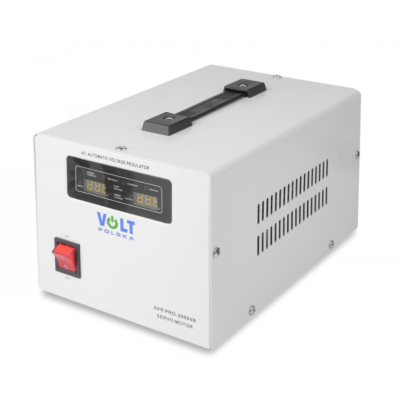 Стабілізатор напруги Volt Polska AVR PRO 2000VA 3% SERVO (5AVRZP2000)