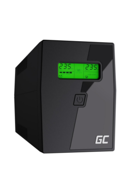 ДБЖ/Безперебійник Green Cell UPS 600VA/360W (UPS01LCD)