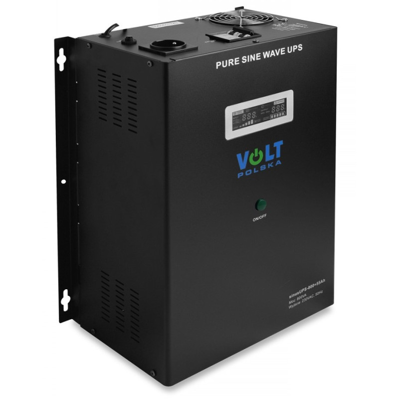 ДБЖ/Безперебійник VOLT SINUS UPS 800 500/800W + AKU 55Ah (3SR800WA55)