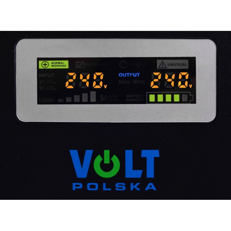 ДБЖ/Безперебійник VOLT SINUS UPS 800 500/800W + AKU 55Ah (3SR800WA55)