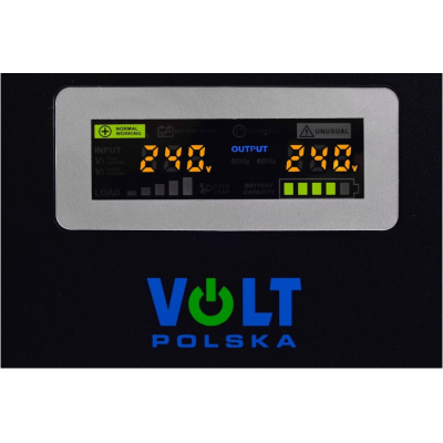 ДБЖ/Безперебійник VOLT SINUS UPS 500 300/500W + AKU 40Ah (3SR500WA40)