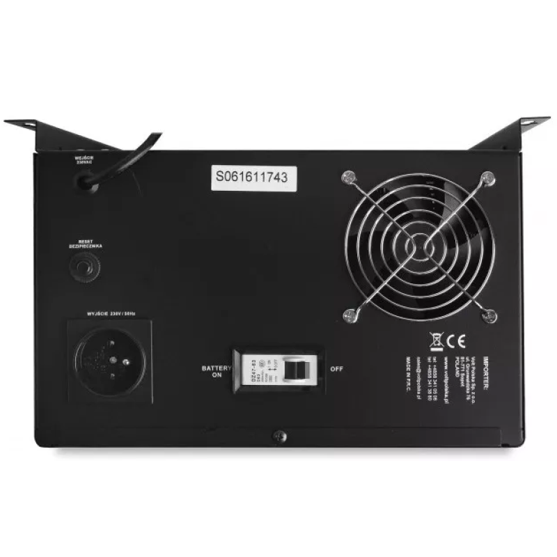 ДБЖ/Безперебійник VOLT SINUS UPS 500 300/500W + AKU 40Ah (3SR500WA40)