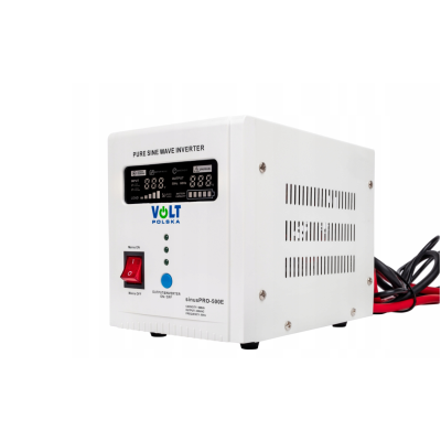 Гібридний ДБЖ/інвертор Volt Polska SINUS PRO 500E + Акумулятор AGM Volt 12V 100Ah