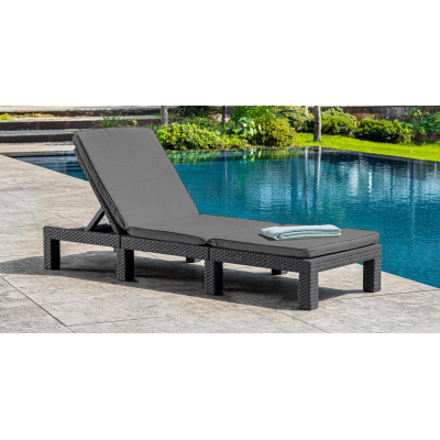 Шезлонг Keter DAYTONA DELUXE (Графіт) (3179) Шезлонг Keter DAYTONA DELUXE (Графіт) (3179)