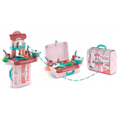 Ігрова дитяча кухня Ricokids Рожева (772900)