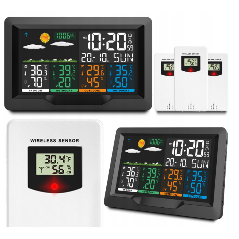 Метеостанція BERDSEN BD-904 Black (390400)