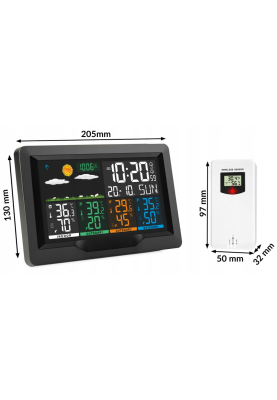 Метеостанція BERDSEN BD-904 Black (390400)