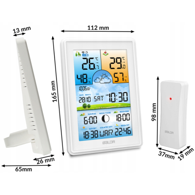 Метеостанція BERDSEN BD-906 White (390601)