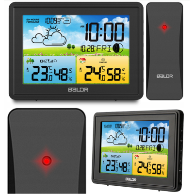 Метеостанція BERDSEN BD-908 Black (390800)