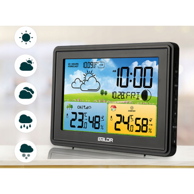 Метеостанція BERDSEN BD-908 Black (390800) Метеостанція BERDSEN BD-908 Black (390800)