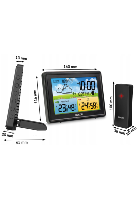 Метеостанція BERDSEN BD-908 Black (390800)