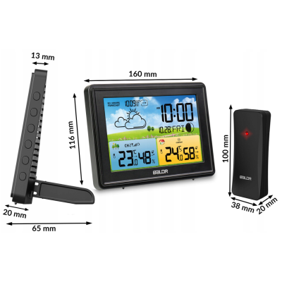 Метеостанція BERDSEN BD-908 Black (390800) Метеостанція BERDSEN BD-908 Black (390800)