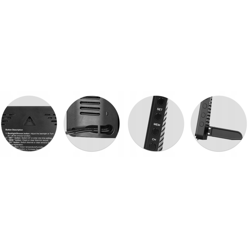 Метеостанція BERDSEN BD-908 Black (390800)