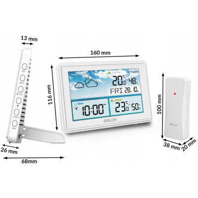 Метеостанція BERDSEN BD-909 White (390900)