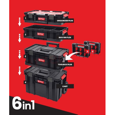 Набір ящиків для інструментів Qbrick System PROMO SET I 6в1 (5901238252597)