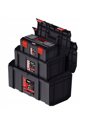 Набір ящиків для інструментів QBRICK REGULAR R-BOX SET: 19+16+13 (5901238253938)