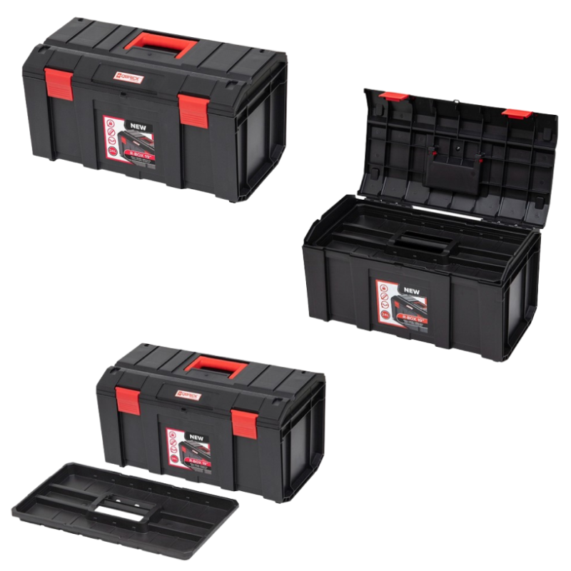 Набір ящиків для інструментів QBRICK REGULAR R-BOX SET: 19+16+13 (5901238253938)