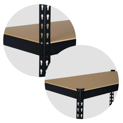 Стелаж Humberg 183 x 90 x 45 см HR-700 Black (570001) Стелаж Humberg 183 x 90 x 45 см HR-700 Black (570001)