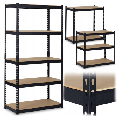 Стелаж Humberg 183 x 90 x 45 см HR-700 Black (570001) Стелаж Humberg 183 x 90 x 45 см HR-700 Black (570001)