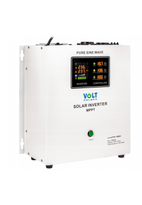 Гібридний ДБЖ/інвертор Volt Polska SINUS PRO 2000 S 24/230V 1400/2000W + 40A MPPT 100V (3SPS200024)