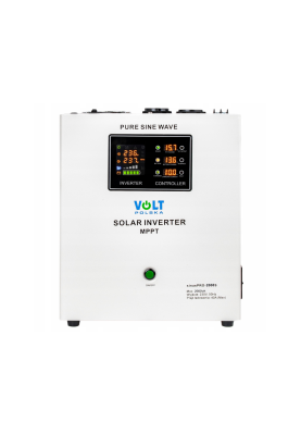 Гібридний ДБЖ/інвертор Volt Polska SINUS PRO 2000 S 24/230V 1400/2000W + 40A MPPT 100V (3SPS200024)