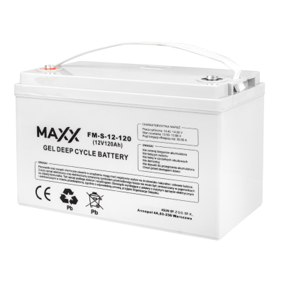 Гелевий Акумулятор 120Ah 12V 4SUN MAXX GEL DEEP CYCLE (12-FM-S-120)