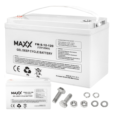 Гелевий Акумулятор 120Ah 12V 4SUN MAXX GEL DEEP CYCLE (12-FM-S-120)