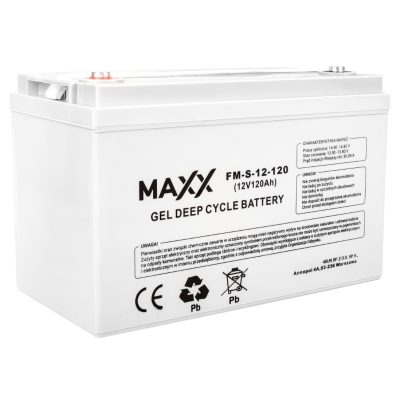 Гелевий Акумулятор 120Ah 12V 4SUN MAXX GEL DEEP CYCLE (12-FM-S-120)