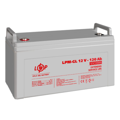 Гелевий Акумулятор 120Ah 12V LOGICPOWER LPM-GL (LP3870)