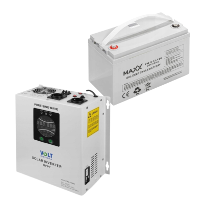 Комплект аварійного живлення Volt Polska: SINUS PRO 1000 S + акумулятор 4SUN MAXX GEL 120 Ah