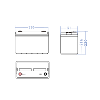 AGM Акумулятор 90Ah 12V Green Cell VRLA (AGM29)
