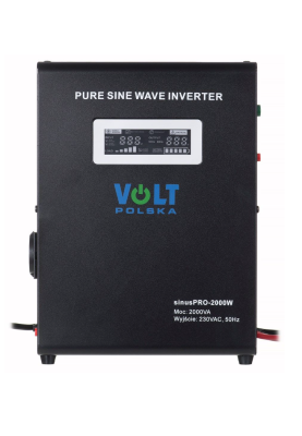 Гібридний ДБЖ/інвертор Volt Polska SINUS PRO 2000 W 24/230V 1400/2000W (3SP200024W)