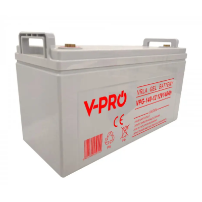 Гелевий Акумулятор 140Ah 12V VOLT GEL VPRO SOLAR (6AKUGEL140)