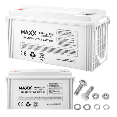Гелевий Акумулятор 120Ah 12V 4SUN MAXX GEL DEEP CYCLE (12-FM-120)