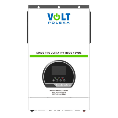 Сонячний інвертор Volt Polska ULTRA-HV 11000 48/230V (5200/11000W) + 100A MPPT (450V) (3SSHV50048)