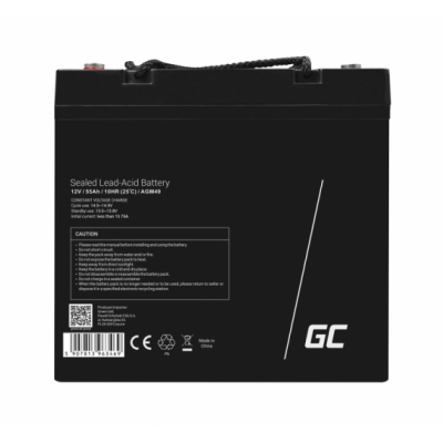 Акумулятор Green Cell AGM VRLA 55Ah 12V (AGM49) Акумулятор Green Cell AGM VRLA 55Ah 12V (AGM49)