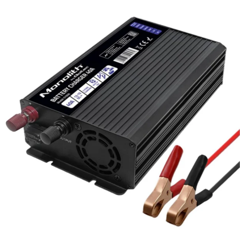 Зарядний пристрій Qoltec Monolith LiFePO4 40A 12.8V (51956)