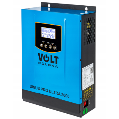 Сонячний інвертор Volt Polska ULTRA-HV 2000 12/230V (1000/2000W) + 60A MPPT (75V) (3SSH100012)